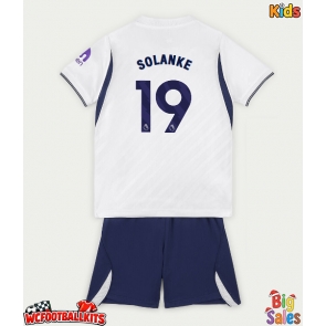 Tottenham Hotspur Dominic Solanke #19 Replica Home Stadium Kit for Kids 2026-27 Short Sleeve (+ pants)